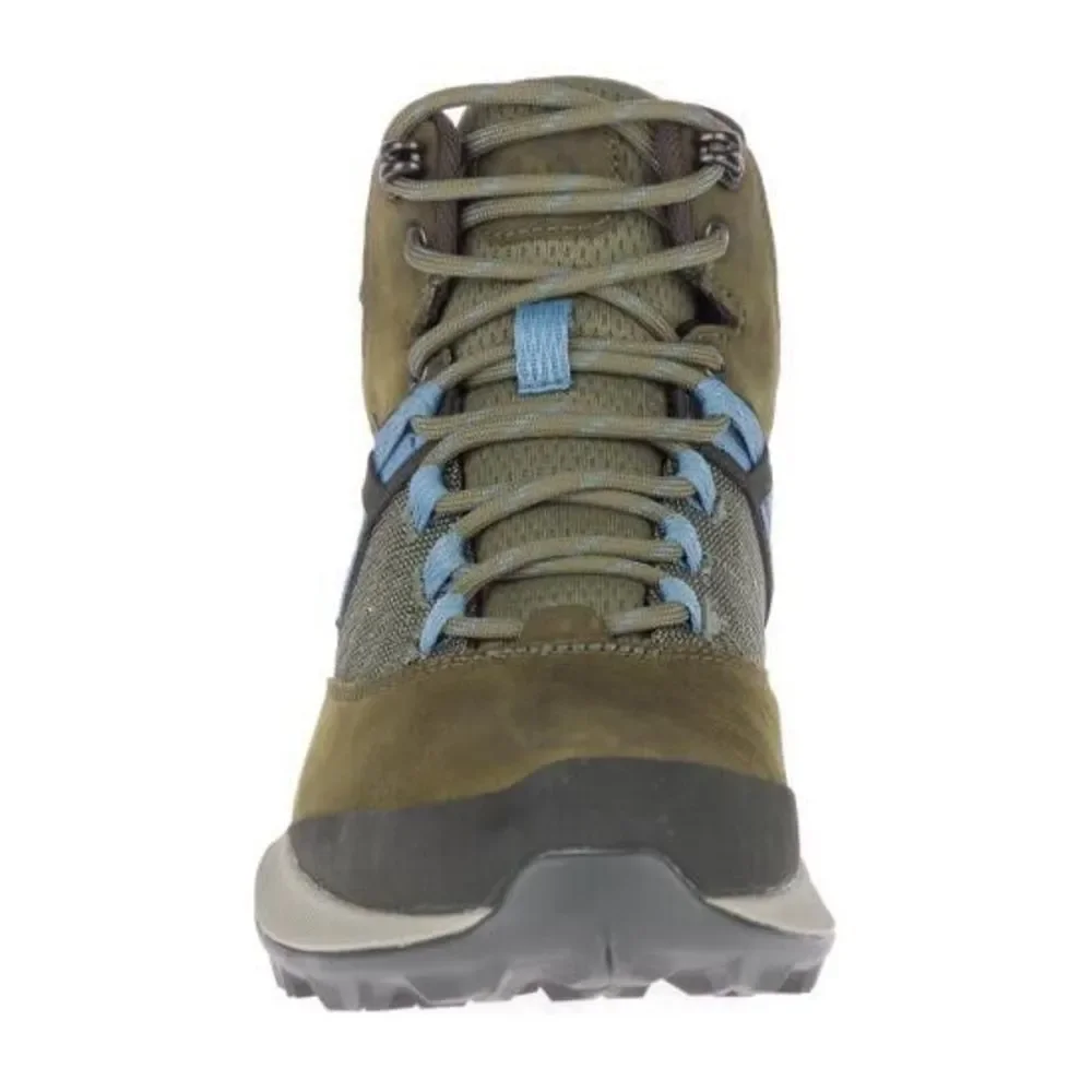 Merrell J99622 Zion Mid Waterproof Hiking Shoes Lace Up Olive Women Sz 7 / 37.5 - Picture 6 of 14